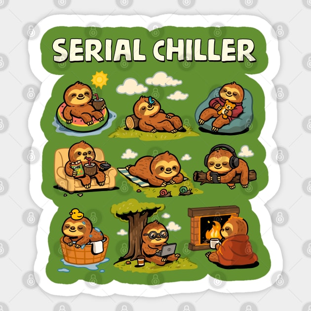Serial Chiller Sticker by GoshWow®